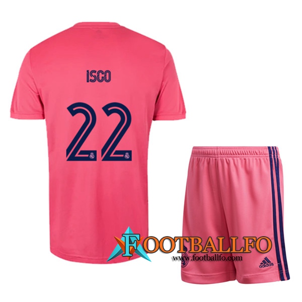 Camisetas Futbol Real Madrid (ISCO 22) Ninos Segunda 2020/2021
