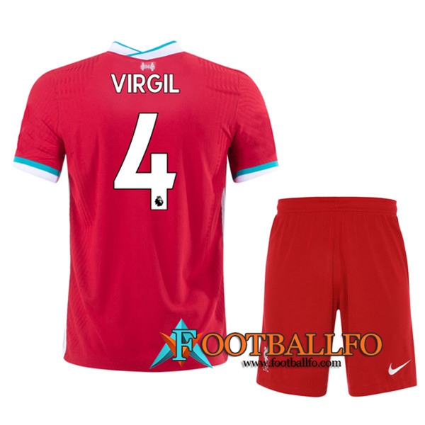 Camisetas Futbol FC Liverpool (VIRGIL 4) Ninos Primera 2020/2021