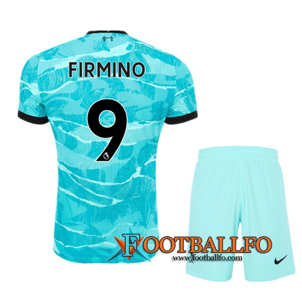 Camisetas Futbol FC Liverpool (FIRMINO 9) Ninos Segunda 2020/2021