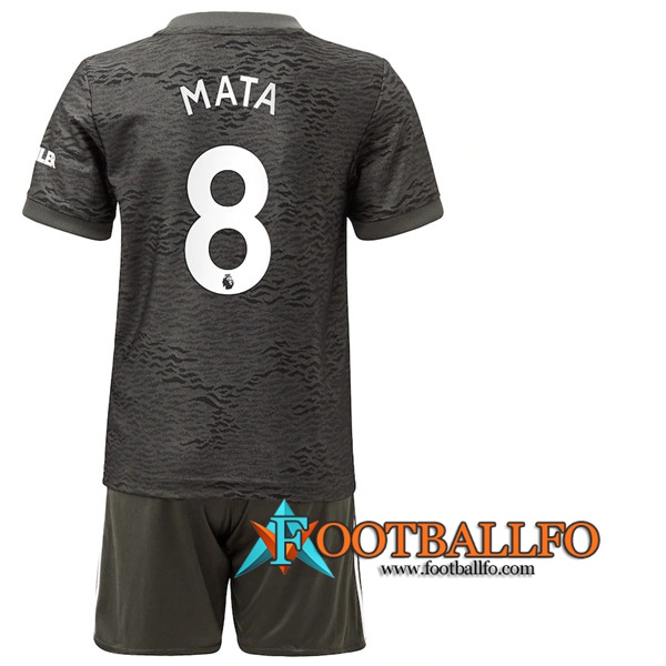 Camisetas Futbol Manchester United (Mata 8) Ninos Segunda 2020/2021