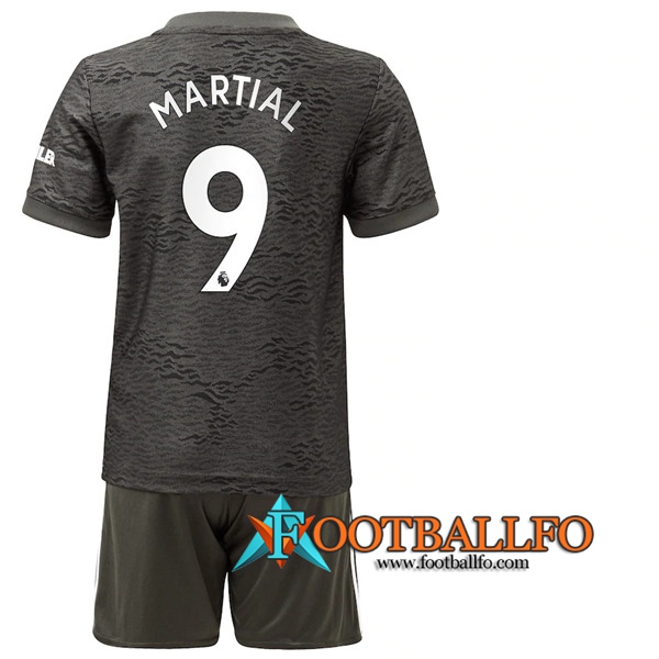 Camisetas Futbol Manchester United (Martial 9) Ninos Segunda 2020/2021