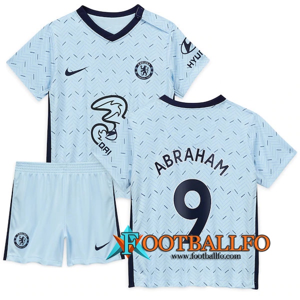 Camisetas Futbol FC Chelsea (Abraham 9) Ninos Segunda 2020/2021