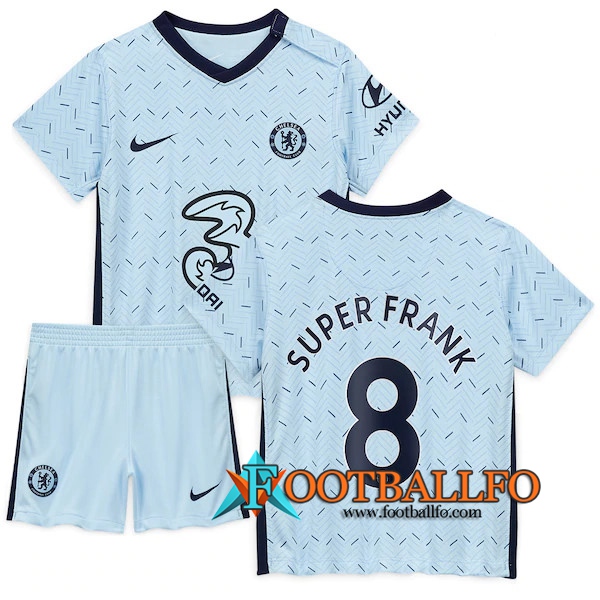 Camisetas Futbol FC Chelsea (Lampard 8) Ninos Segunda 2020/2021