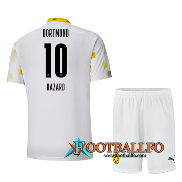 Camisetas Futbol Dortmund BVB (HAZARD 10) Ninos Tercera 2020/2021