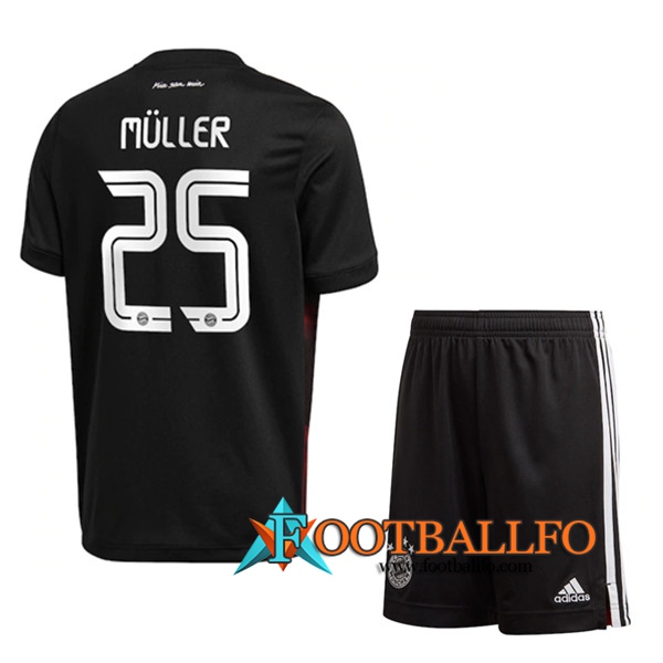 Camisetas Futbol Bayern Munich (Müller 25) Ninos Tercera 2020/2021