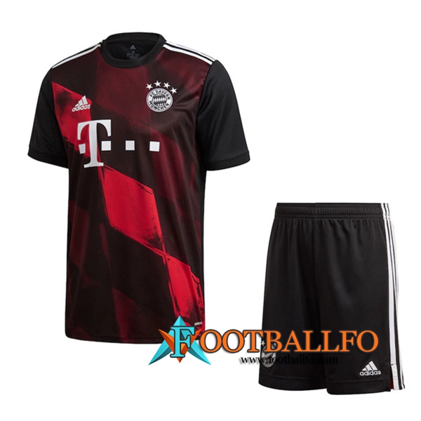 Nuevo Camisetas Futbol Bayern Munich Ninos Tercera 2020/2021