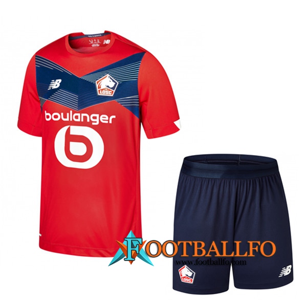 Nuevo Camisetas Futbol Lille OSC Ninos Primera 2020/2021