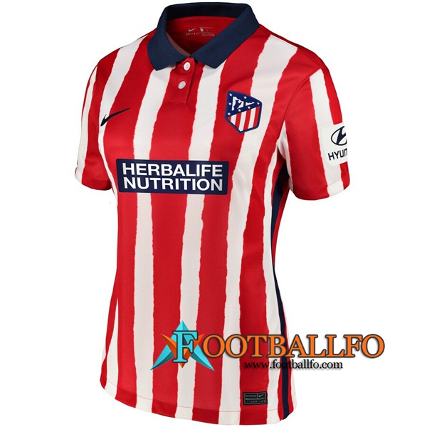 Nuevo Camisetas Futbol Atletico Madrid Mujer Primera 2020/2021