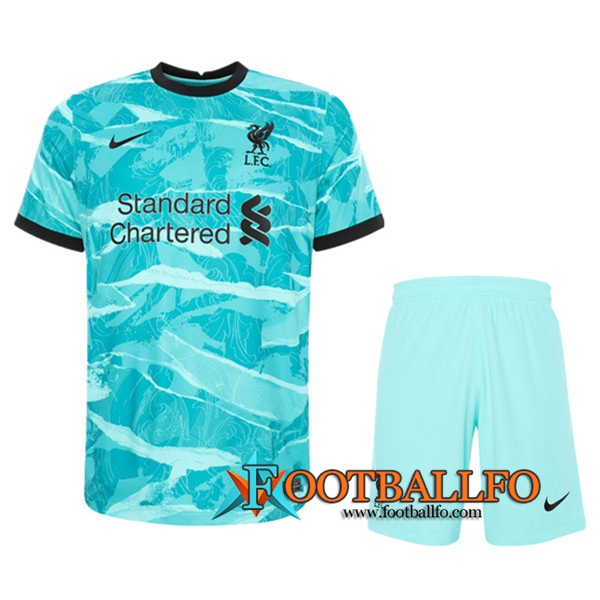 Traje Camisetas Futbol FC Liverpool Segunda + Cortos 2020/2021