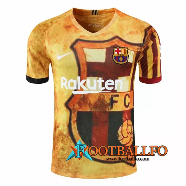 Camisetas de entrenamiento FC Barcelona Amarillo 2020/2021