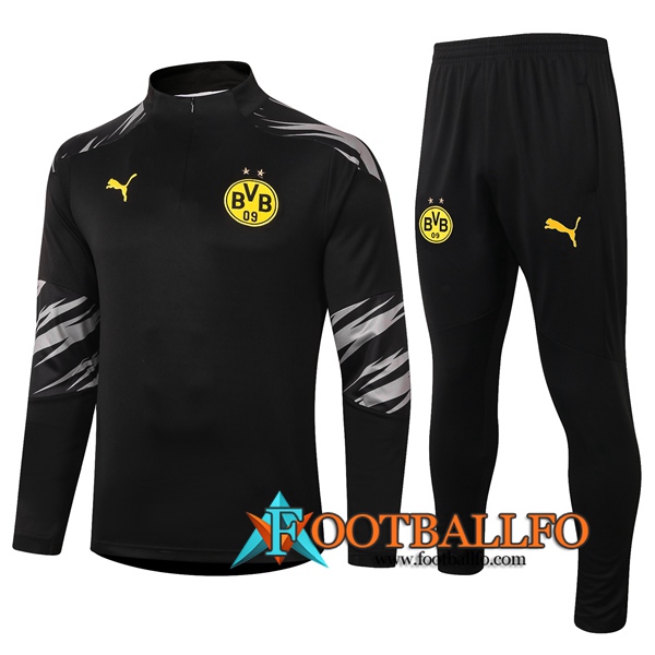Chandal Futbol + Pantalones Dortmund BVB Negro 2020/2021