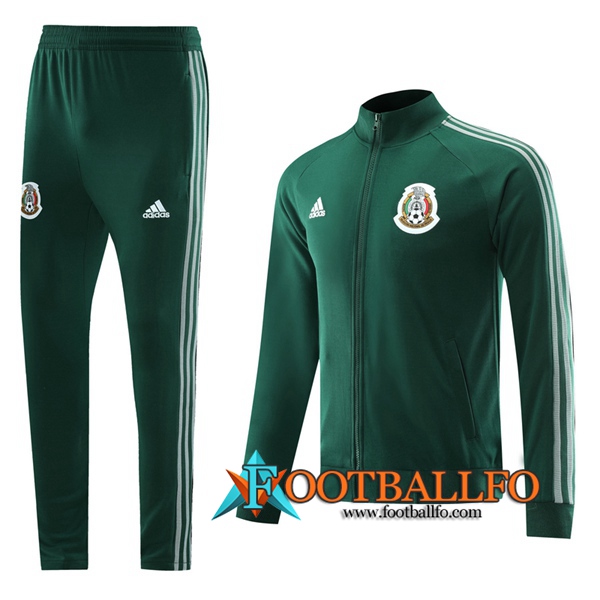 Chandal Futbol - Chaqueta + Pantalones Mexico Verde 2020/2021