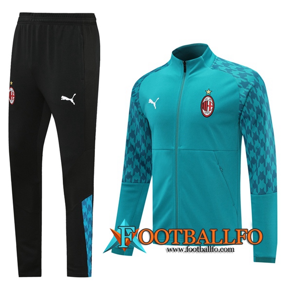 Chandal Futbol - Chaqueta + Pantalones Milan AC Azul 2020/2021