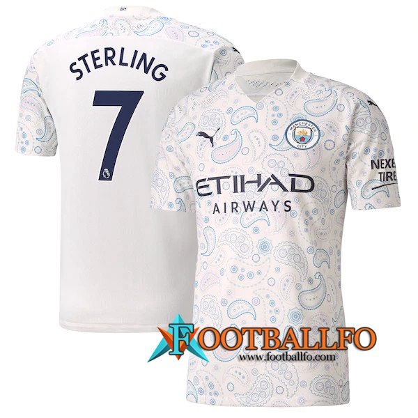 Camisetas Futbol Manchester City (Sterling 7) Tercera 2020/2021