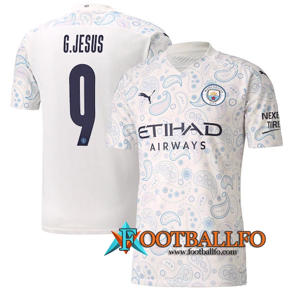 Camisetas Futbol Manchester City (G.Jesus 9) Tercera 2020/2021