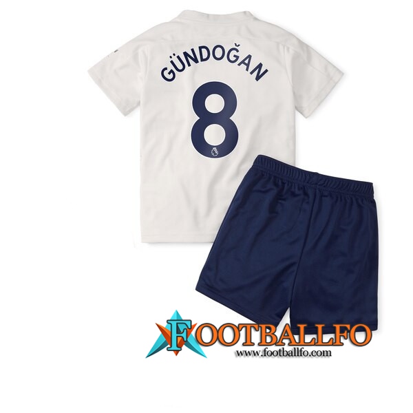 Camisetas Futbol Manchester City (Gundogan 8) Ninos Tercera 2020/2021