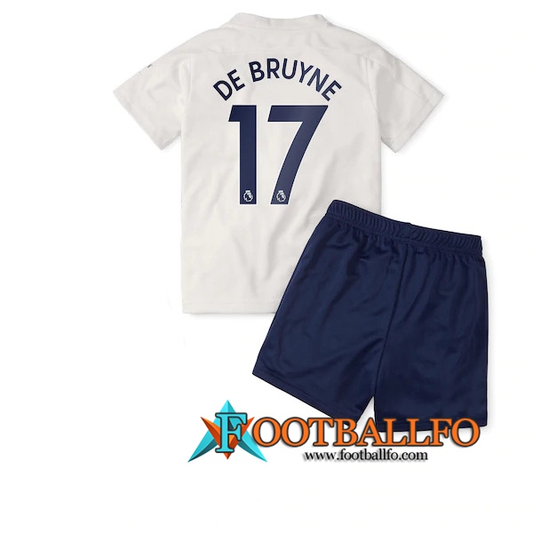 Camisetas Futbol Manchester City (De Bruyne 17) Ninos Tercera 2020/2021