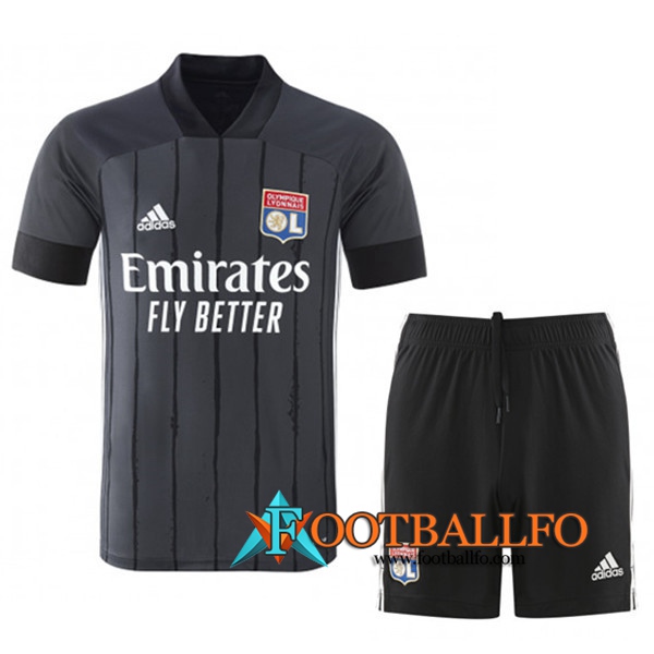 Camisetas Futbol Lyon OL Ninos Segunda 2020/2021