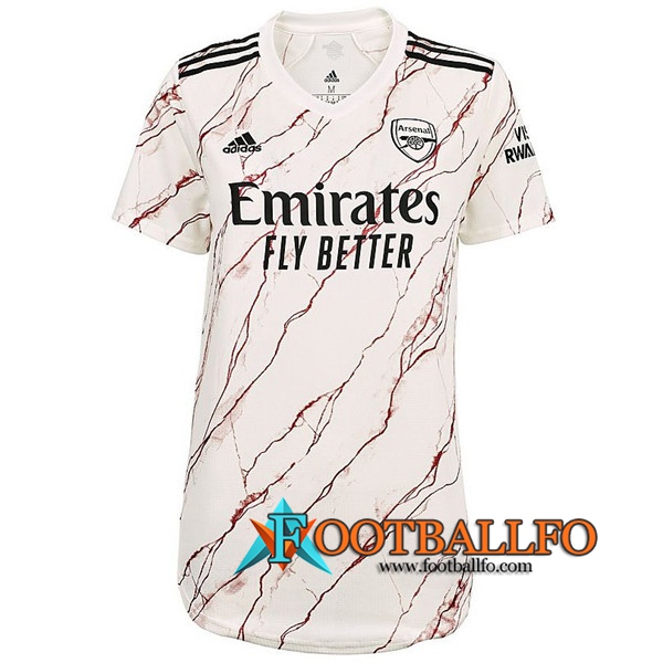 Camisetas Futbol Arsenal Mujer Segunda 2020/2021