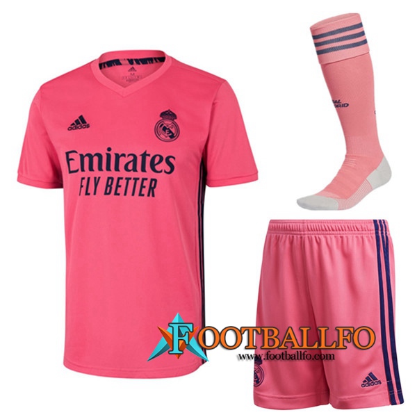 Traje Camisetas Futbol Real Madrid Segunda (Cortos+Calcetines) 2020/21