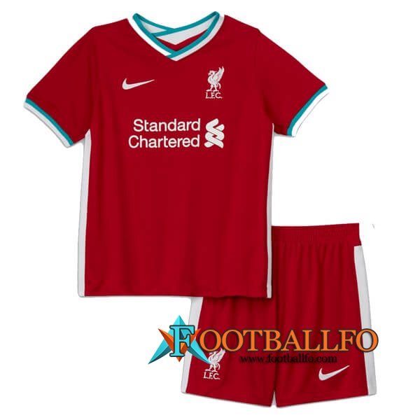 Nuevo Camisetas Futbol FC Liverpool Ninos Primera 2020/2021
