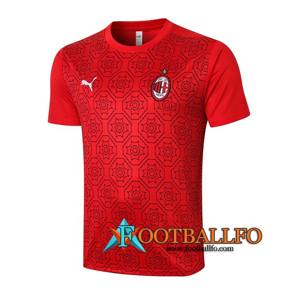 Camiseta Entrenamiento Milan AC Roja 2020/2021