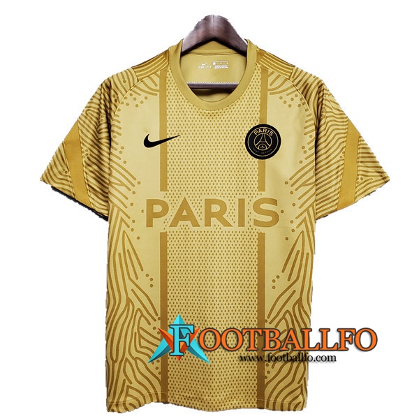 Camiseta Entrenamiento Paris PSG Amarillo 2020/2021