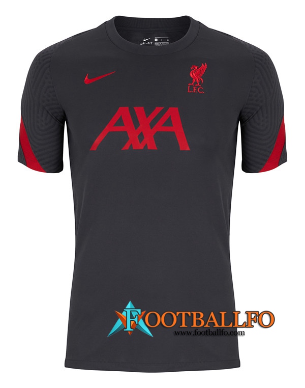 Camiseta Entrenamiento FC Liverpool Negro 2020/2021
