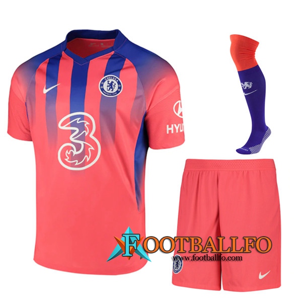Traje Camisetas Futbol FC Chelsea Tercera (Cortos+Calcetines) 2020/2021
