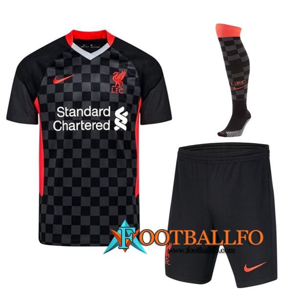 Traje Camisetas Futbol FC Liverpool Tercera (Cortos+Calcetines) 2020/2021