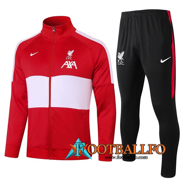 Chandal Futbol - Chaqueta + Pantalones FC Liverpool Roja 2020/2021