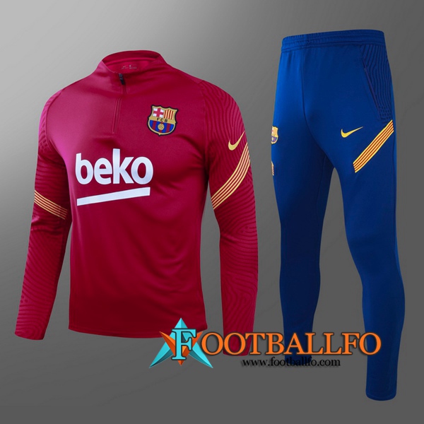 Chandal Futbol - Chaqueta FC Barcelona Ninos Roja 2020/2021