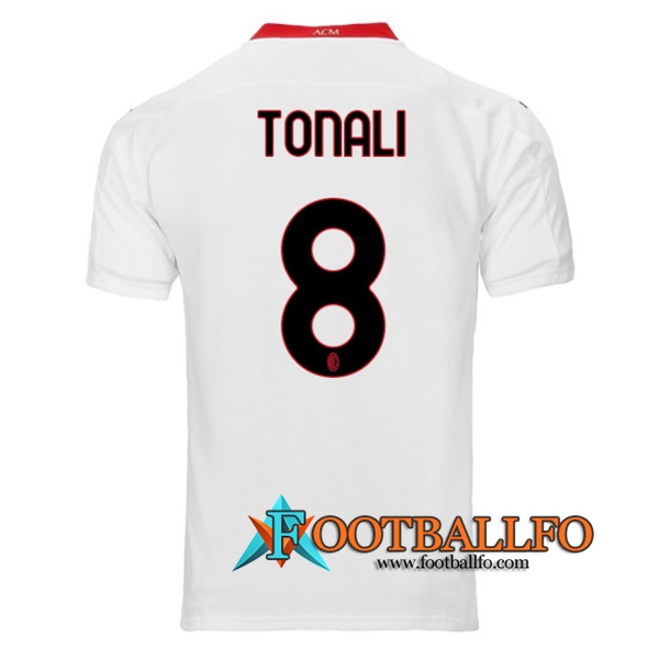 Camisetas Futbol Milan AC (TONALI 8) Segunda 2020/2021