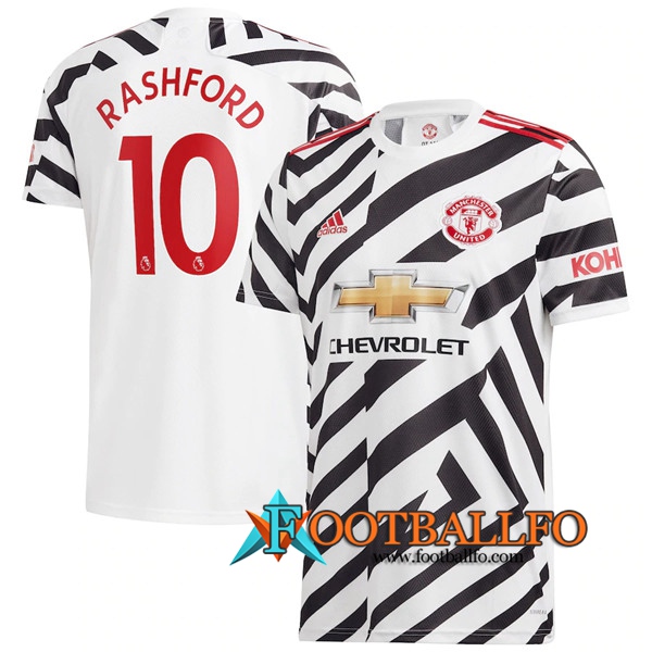 Camisetas Futbol Manchester United (Rashford 10) Tercera 2020/2021