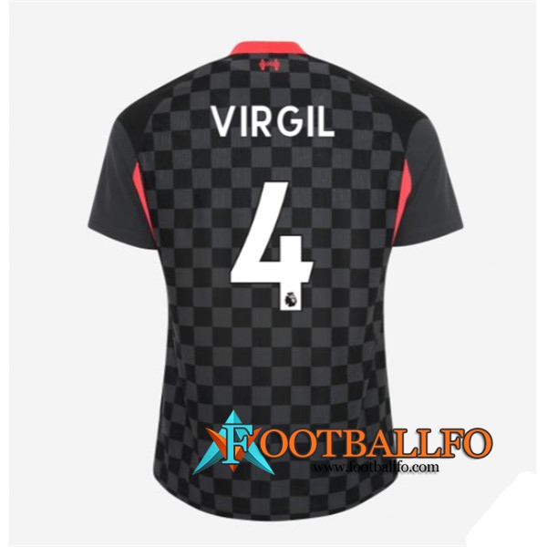 Camisetas Futbol FC Liverpool (VIRGIL 4) Tercera 2020/2021