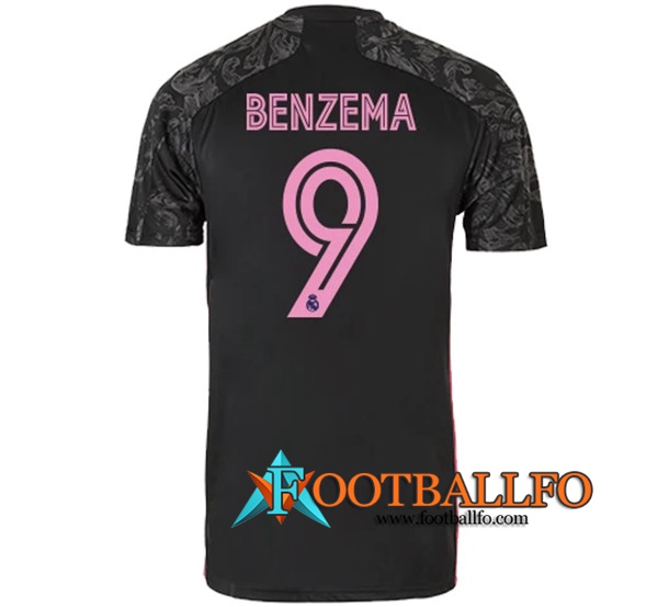 Camisetas Futbol Real Madrid (BENZEMA 9) Tercera 2020/2021
