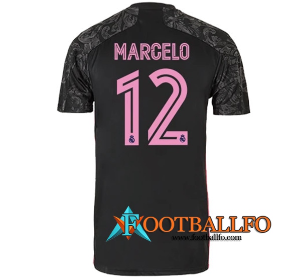 Camisetas Futbol Real Madrid (MARCELO 12) Tercera 2020/2021