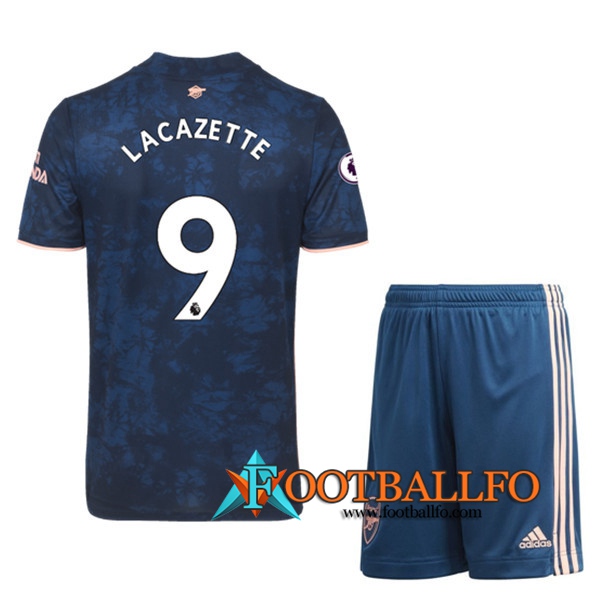Camisetas Futbol Arsenal (Lacazette 9) Ninos Tercera 2020/2021