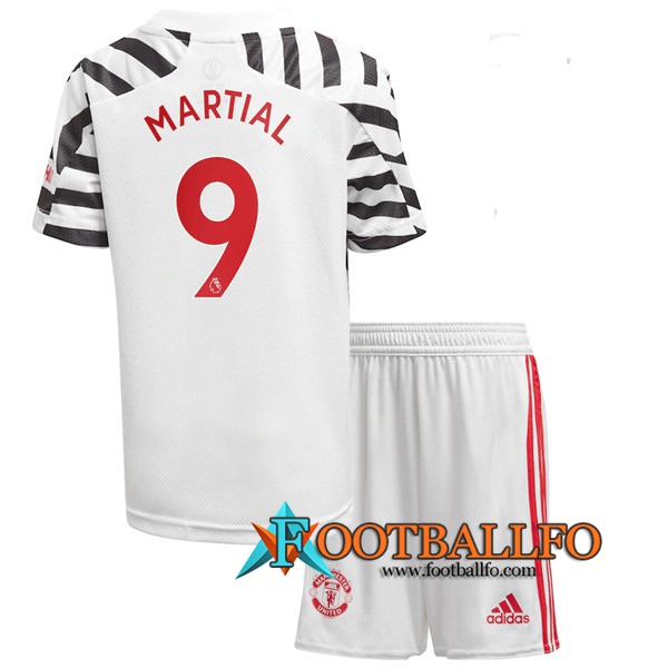Camisetas Futbol Manchester United (Martial 9) Ninos Tercera 2020/2021