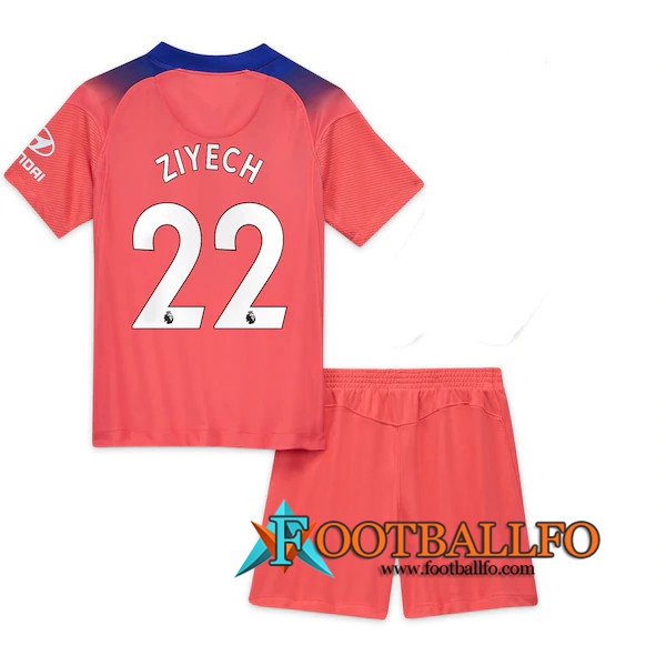 Camisetas Futbol FC Chelsea (Ziyech 22) Ninos Tercera 2020/2021