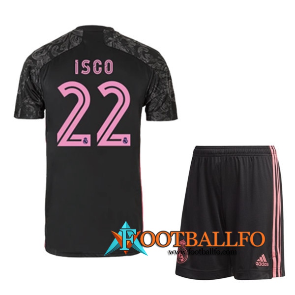 Camisetas Futbol Real Madrid (ISCO 22) Ninos Tercera 2020/2021