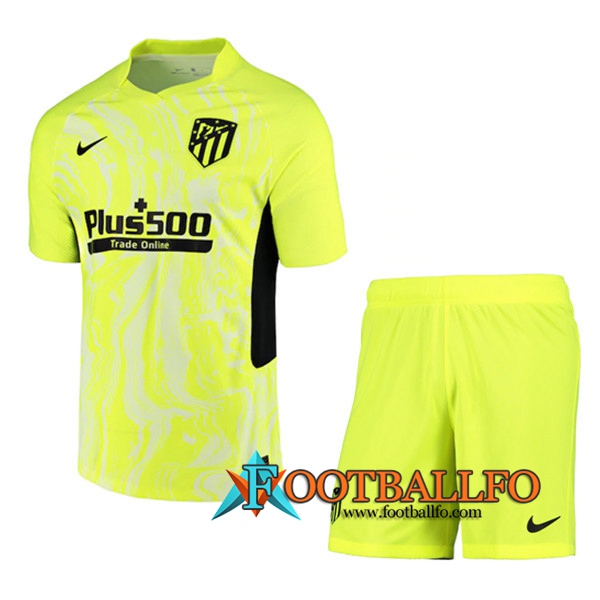 Camisetas Futbol Atletico Madrid Ninos Tercera 2020/2021