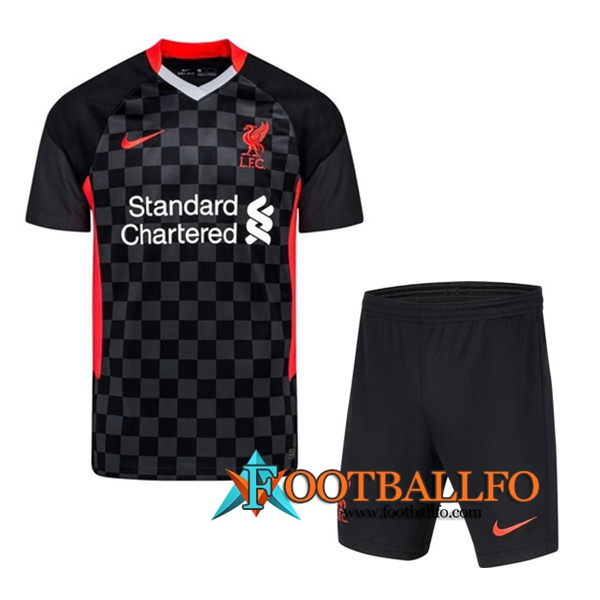 Camisetas Futbol FC Liverpool Ninos Tercera 2020/2021