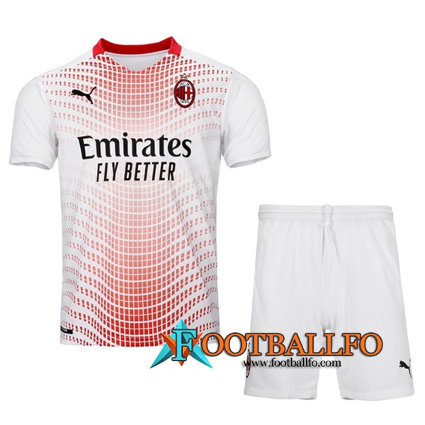 Traje Camisetas Futbol Milan AC Segunda + Cortos 2020/2021