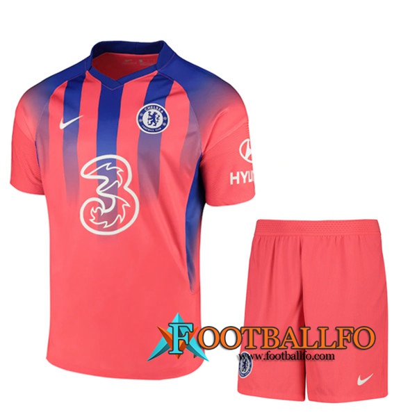 Traje Camisetas Futbol FC Chelsea Tercera + Cortos 2020/2021