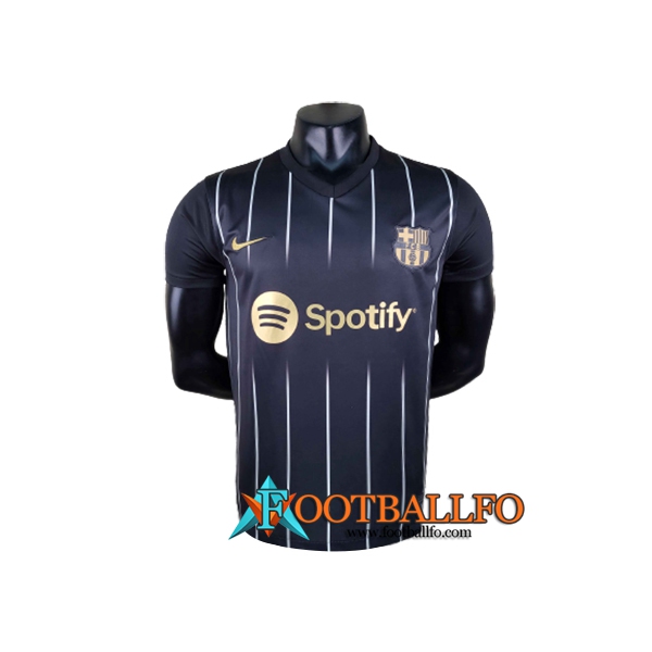 Camiseta Futbol FC Barcelona Negro Leaked Version 2022/2023