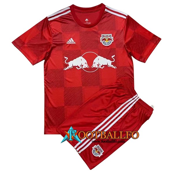Camiseta Futbol New York Red Bulls Ninos Titular 2022/2023