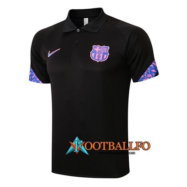Camiseta Polo FC Barcelona Negro 2022/2023