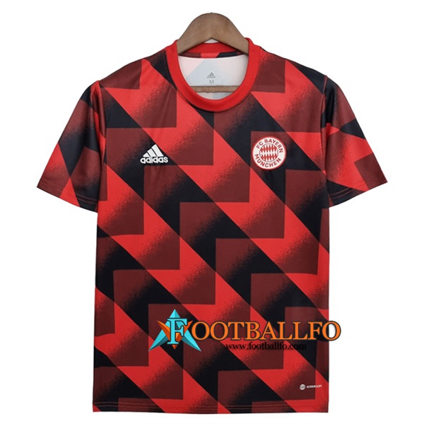 Camiseta Entrenamiento Bayern Munich Rojo Geometric Pattern 2022/2023