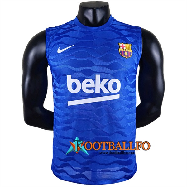Camiseta Entrenamiento sin mangas FC Barcelona Azul 2022/2023